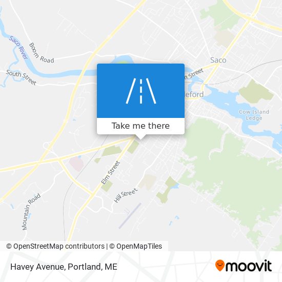 Mapa de Havey Avenue