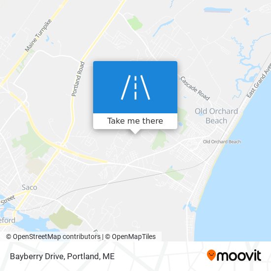 Mapa de Bayberry Drive