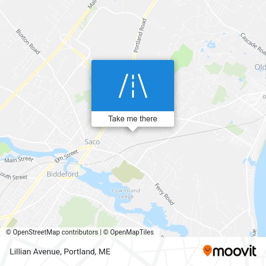 Mapa de Lillian Avenue