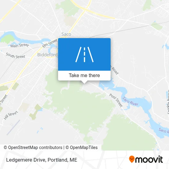 Ledgemere Drive map