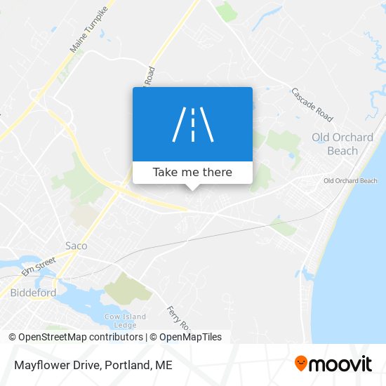 Mayflower Drive map