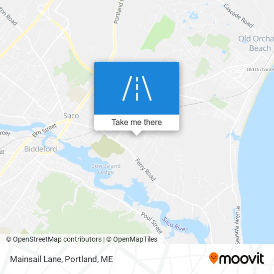 Mainsail Lane map