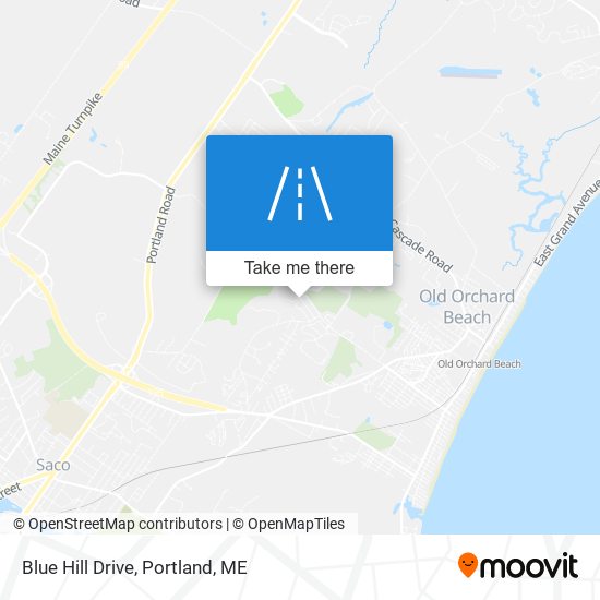 Blue Hill Drive map