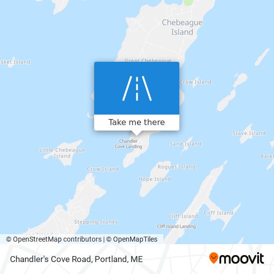 Chandler's Cove Road map