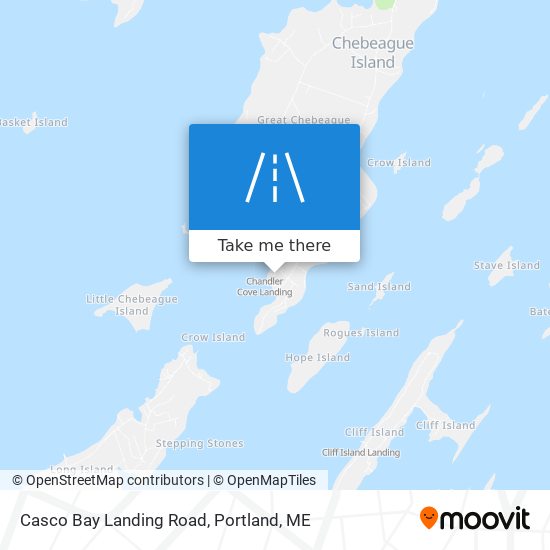 Mapa de Casco Bay Landing Road