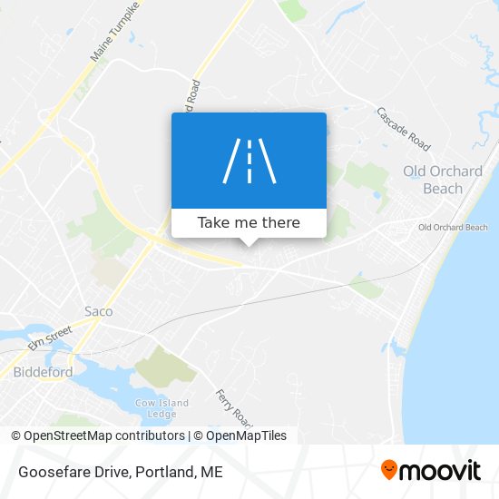 Goosefare Drive map