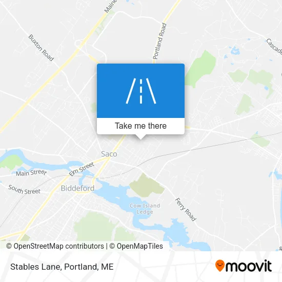 Stables Lane map