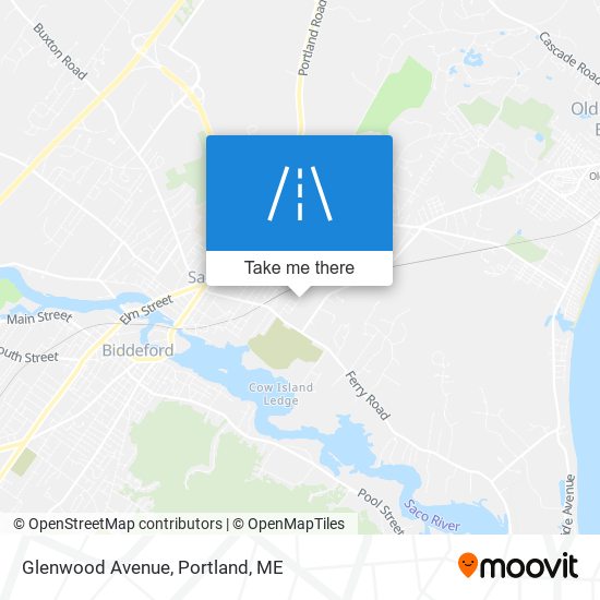 Mapa de Glenwood Avenue