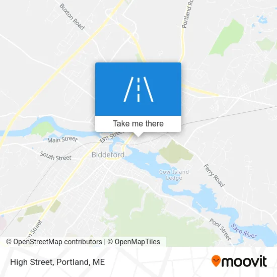 High Street map