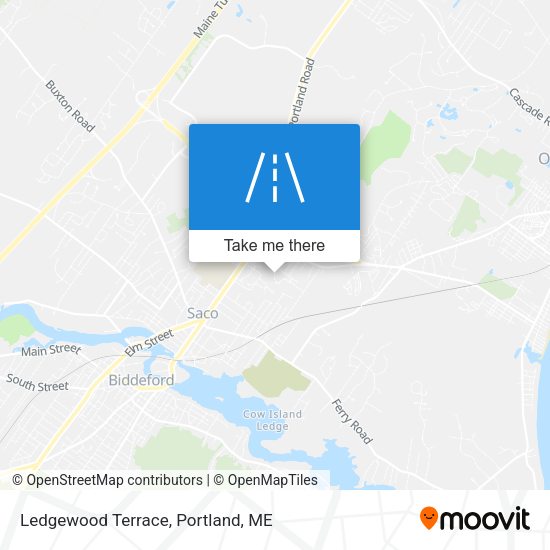 Ledgewood Terrace map