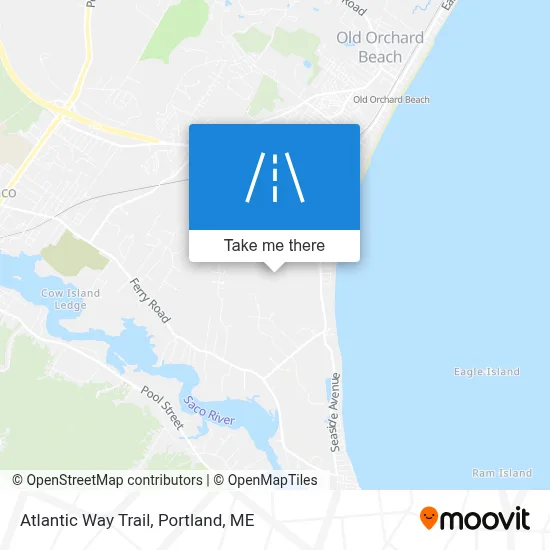 Atlantic Way Trail map