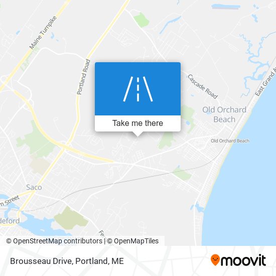 Brousseau Drive map
