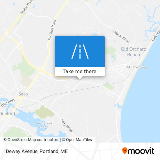 Dewey Avenue map