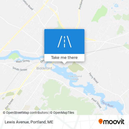 Lewis Avenue map