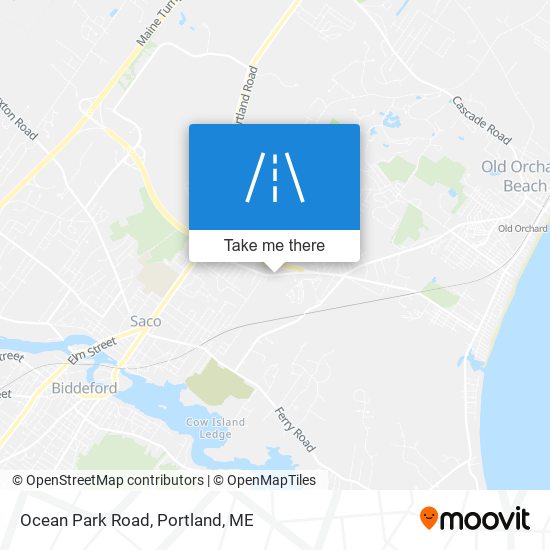 Ocean Park Road map