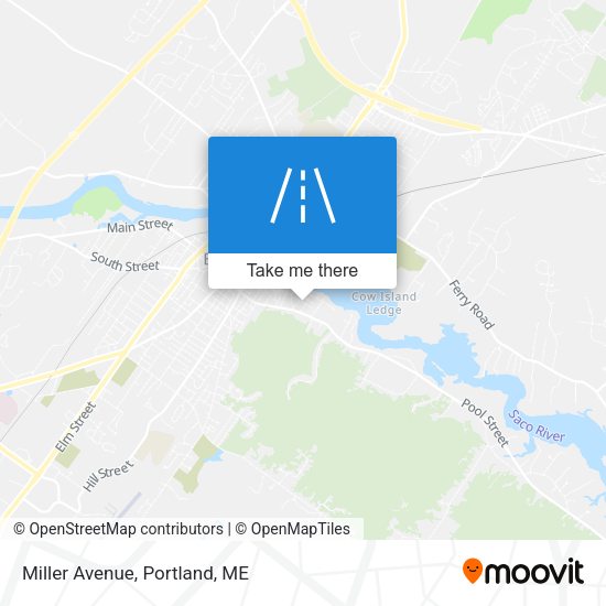 Mapa de Miller Avenue