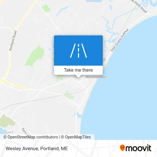 Wesley Avenue map