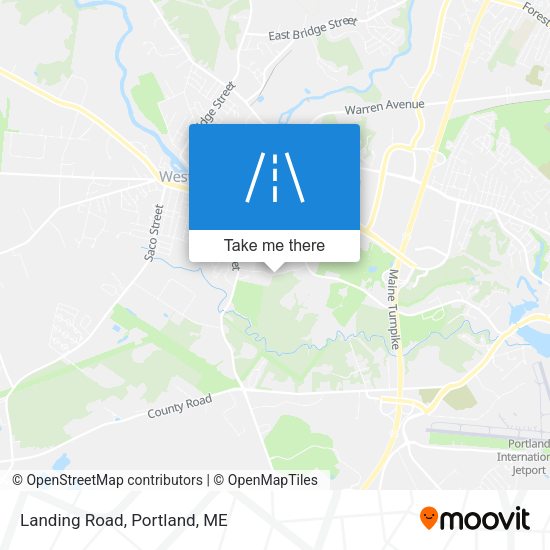 Mapa de Landing Road