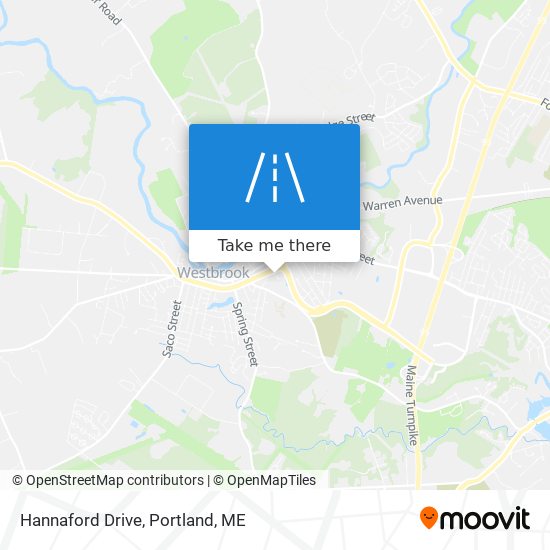 Hannaford Drive map