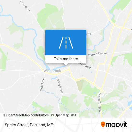 Speirs Street map