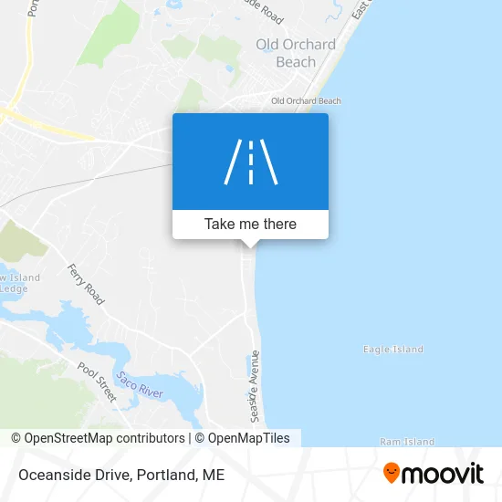 Oceanside Drive map