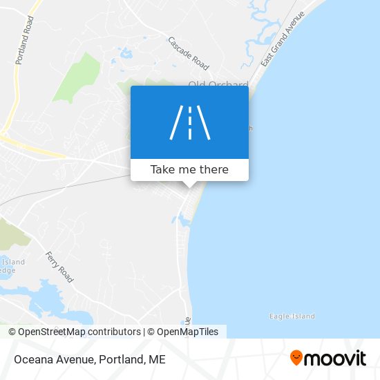 Oceana Avenue map