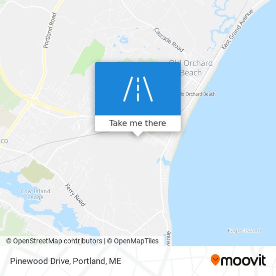 Pinewood Drive map