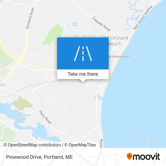 Pinewood Drive map