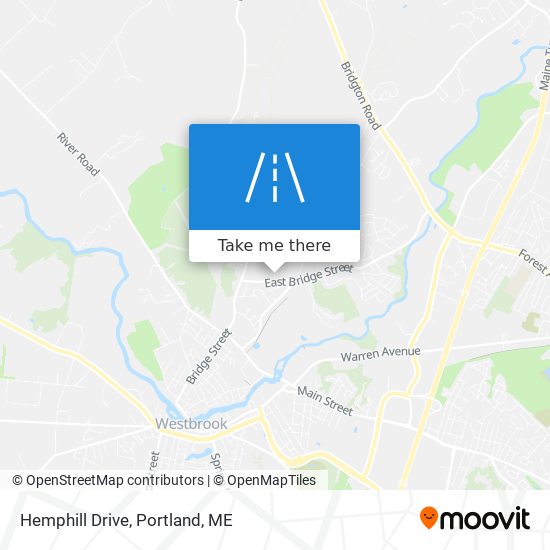Hemphill Drive map