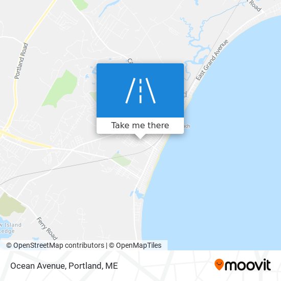 Mapa de Ocean Avenue