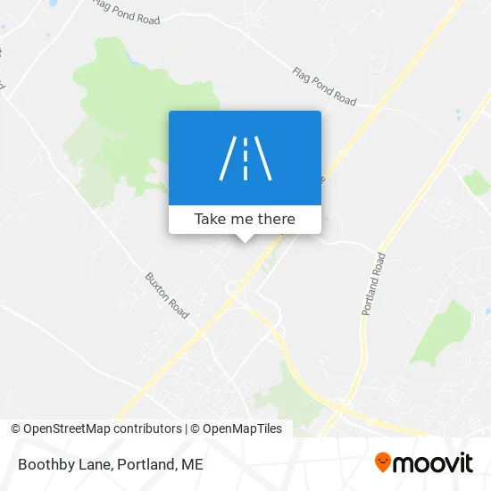 Boothby Lane map