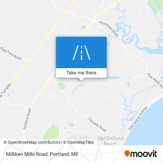 Milliken Mills Road map