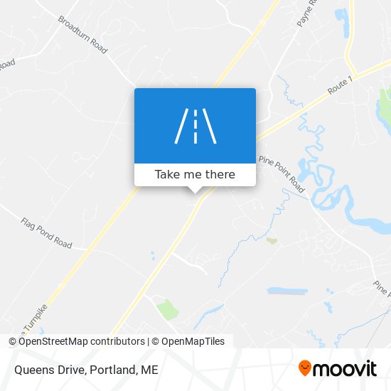 Queens Drive map