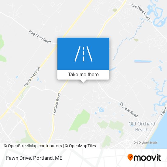 Mapa de Fawn Drive