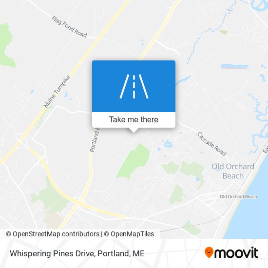 Whispering Pines Drive map