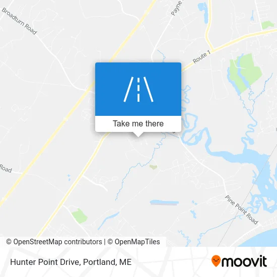 Hunter Point Drive map