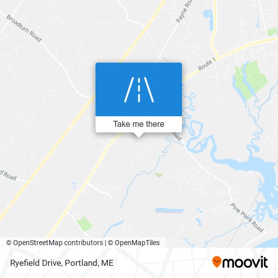 Ryefield Drive map