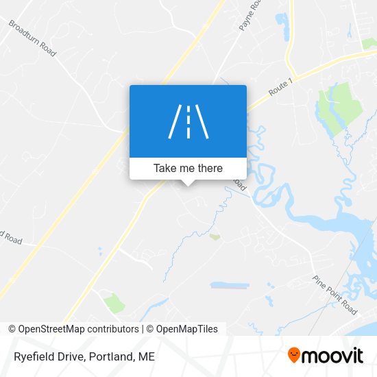 Mapa de Ryefield Drive