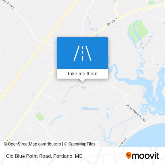 Mapa de Old Blue Point Road