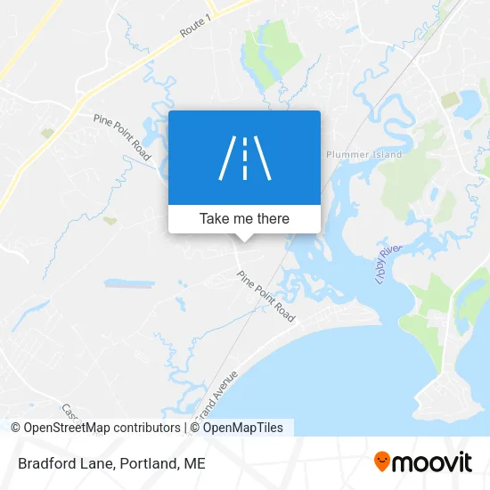 Mapa de Bradford Lane