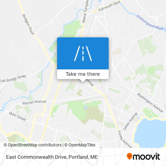 East Commonwealth Drive map