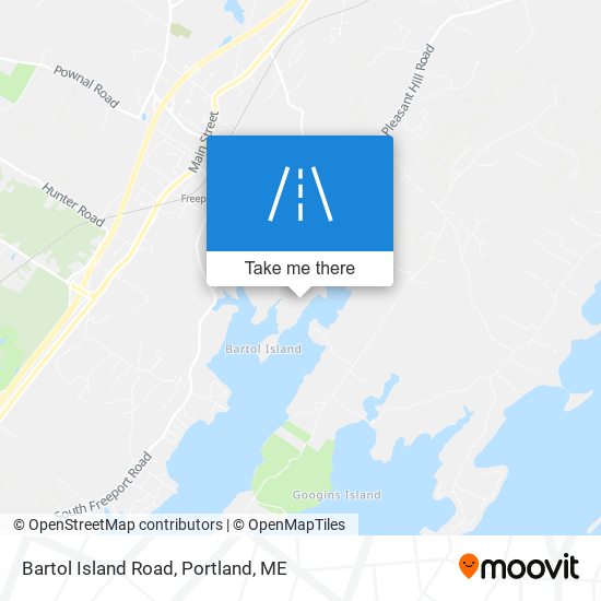 Mapa de Bartol Island Road