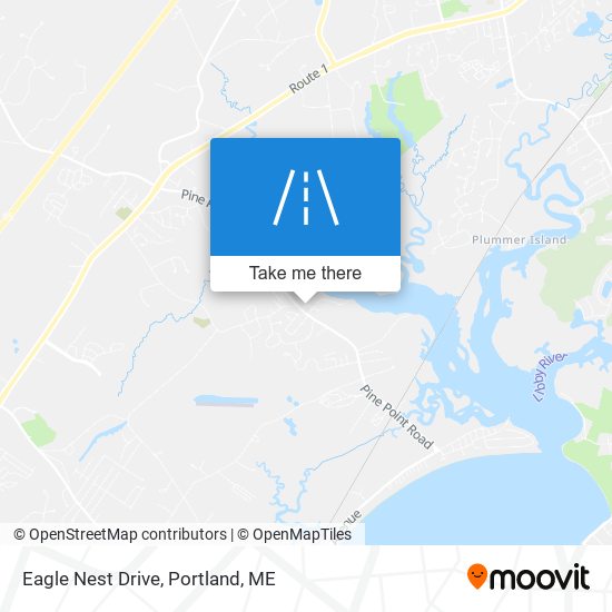 Eagle Nest Drive map