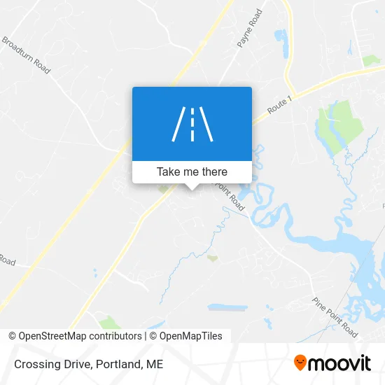 Crossing Drive map