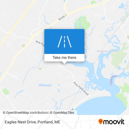 Eagles Nest Drive map