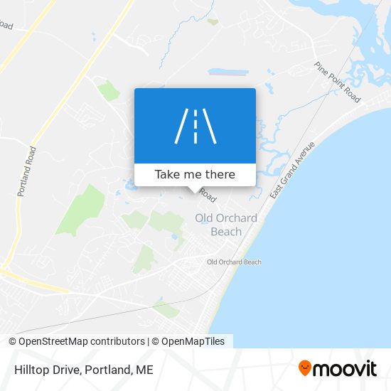 Hilltop Drive map