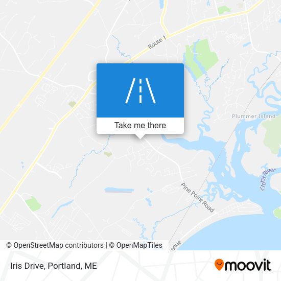 Mapa de Iris Drive