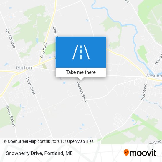 Snowberry Drive map