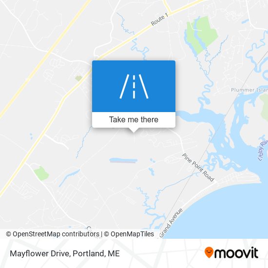 Mayflower Drive map