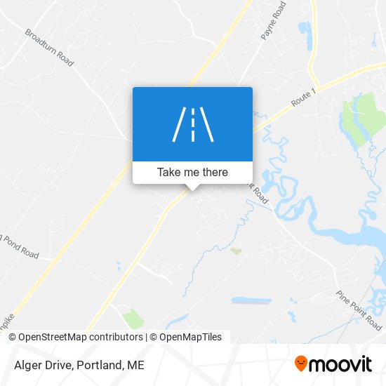Alger Drive map